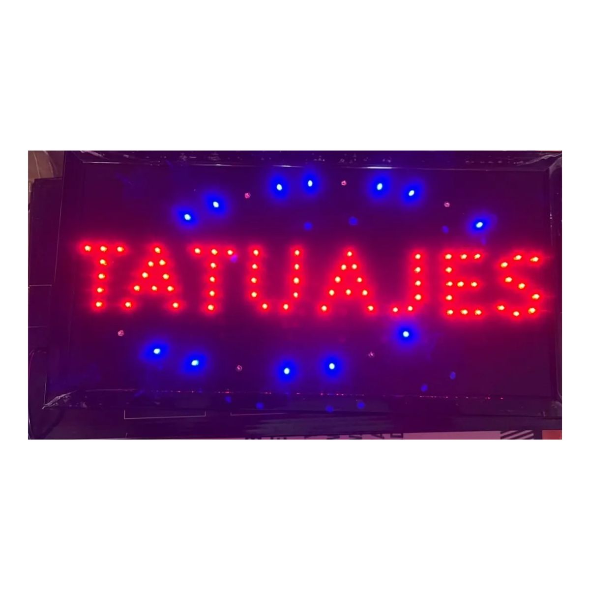IMPORTCLICK - Letrero Luz Led 25x40 CM 1100 Watt Tatuaje