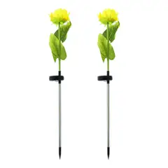 IMPORTCLICK - Flor Solar LED Maravilla 80 CM Luz Cálida