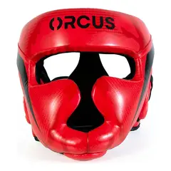 IMPORTCLICK - Cabezal Casco Profesional Artes Marciales Pómulo Mentón Talla M Rojo