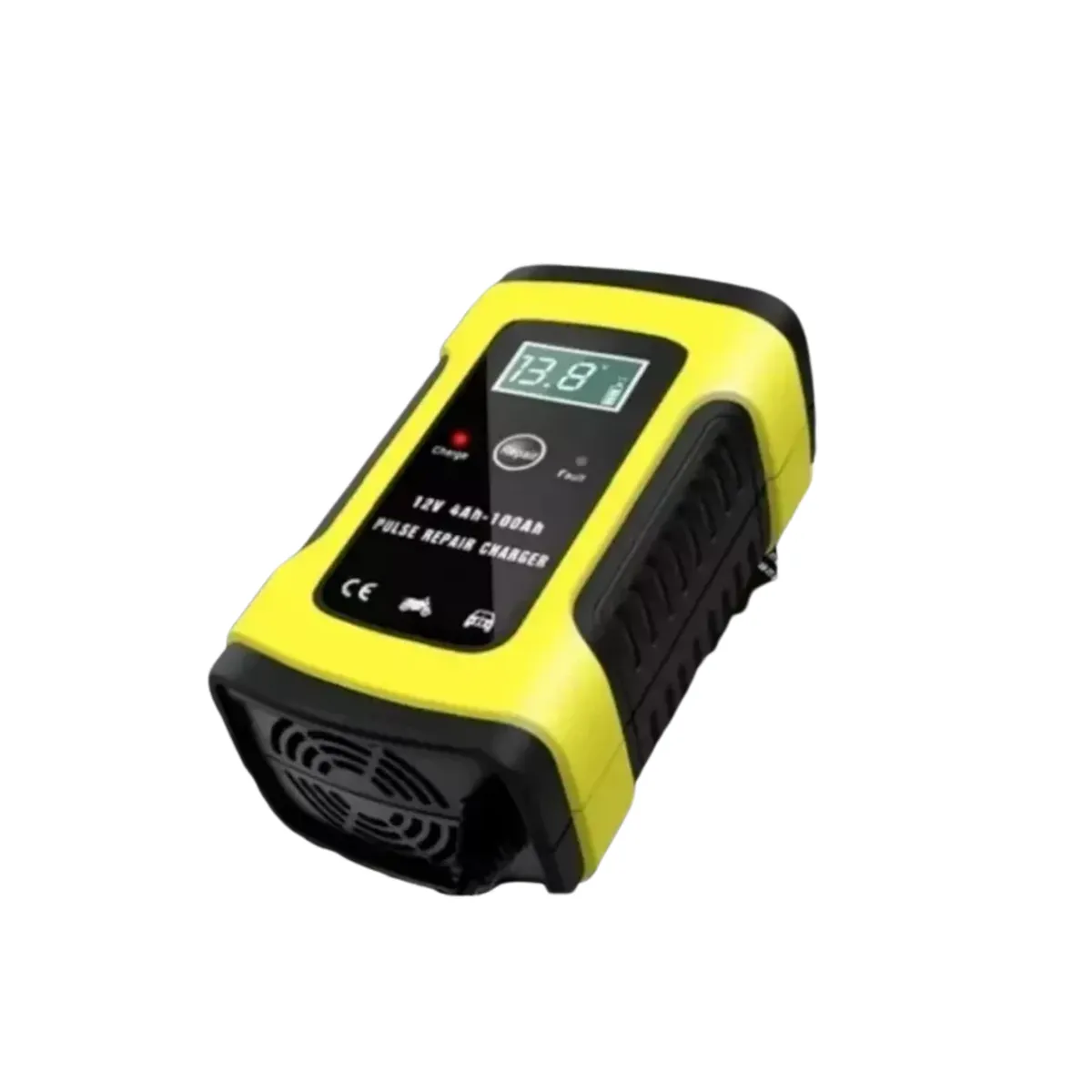 IMPORTCLICK - Cargador Batería Automóvil Moto 60 Watt Carga Inteligente 12 V Amarillo