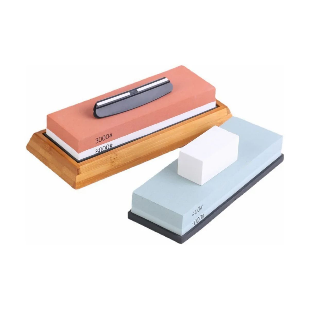 IMPORTCLICK - Set 2 Piedras Afiladoras Cuchillos Cocina 400100030008000