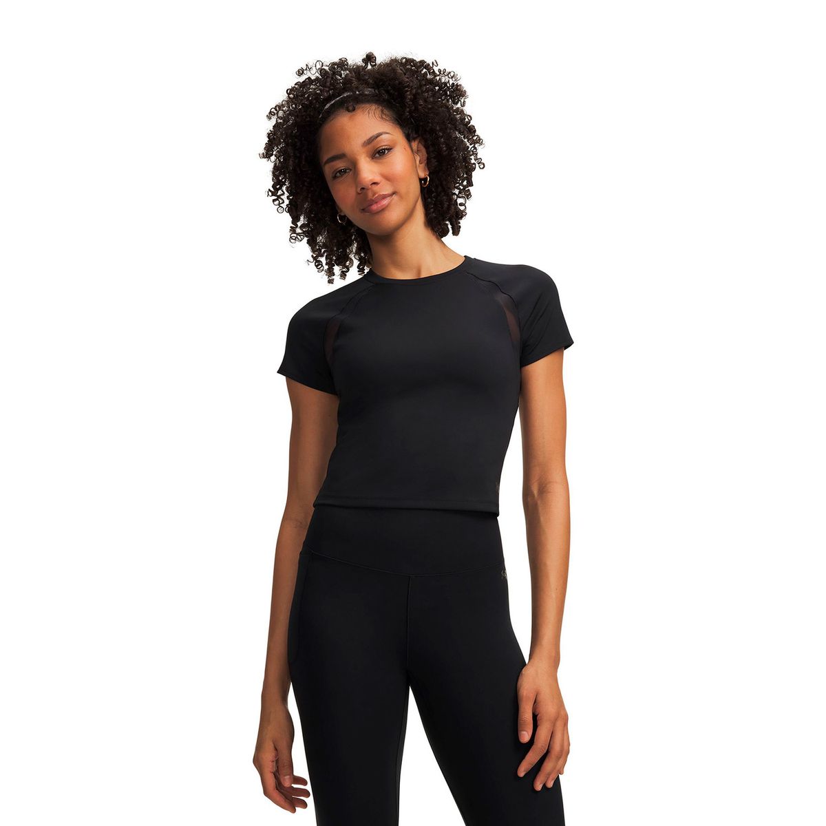UNDER ARMOUR - Polera M/C UA Motion Mesh Negro Mujer UNDER ARMOUR