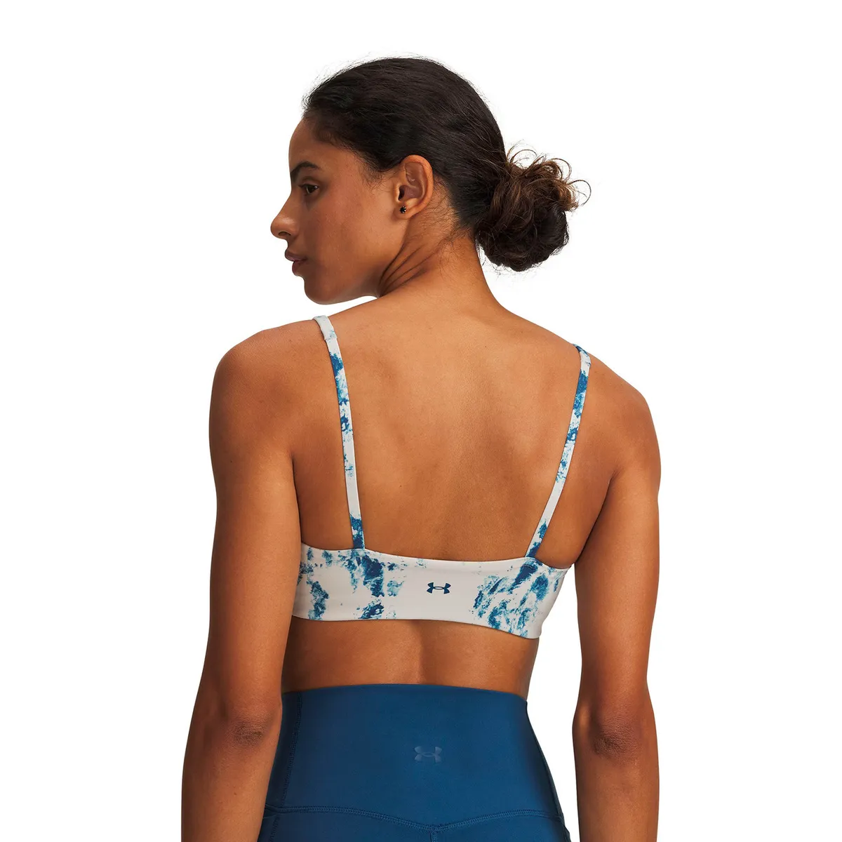 UNDER ARMOUR - Peto UA Motion Low Print Blanco Mujer UNDER ARMOUR