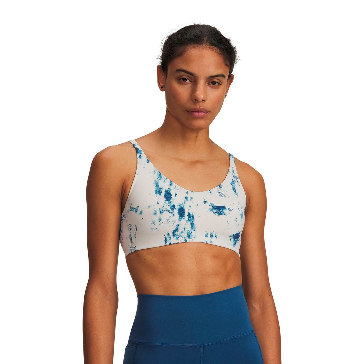 UNDER ARMOUR - Peto UA Motion Low Print Blanco Mujer UNDER ARMOUR