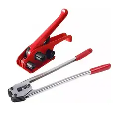 IMPORTCLICK - Kit Enzunchadora Manual Más Flejadora Rojo