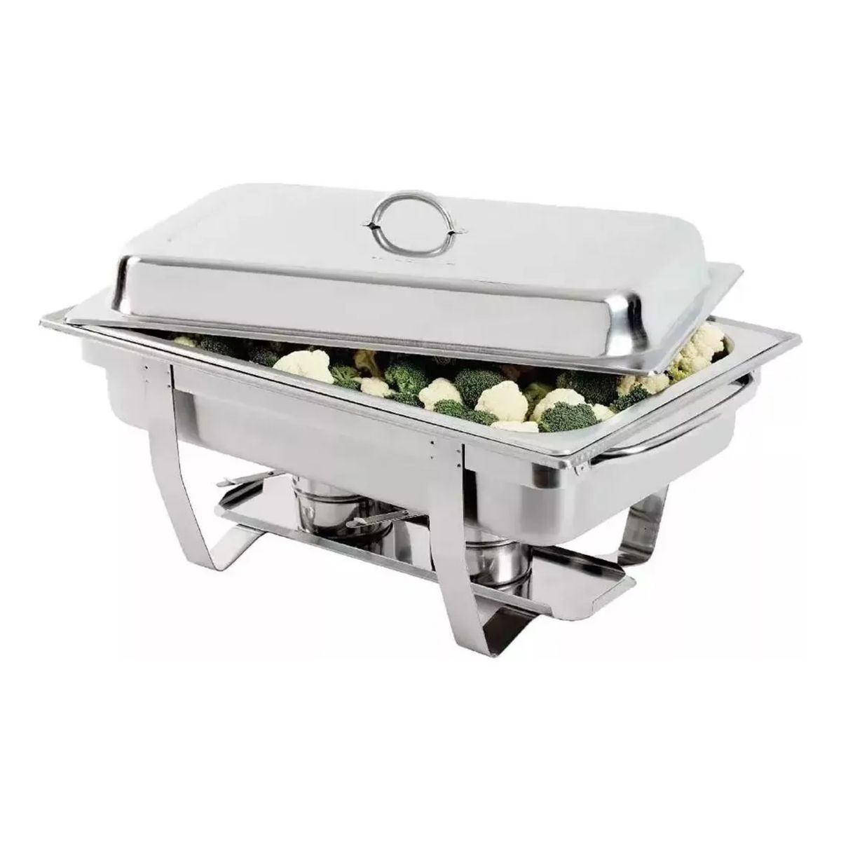 IMPORTCLICK - Cacerola Triple Vapor Chafer Bufetera Olla Acero Inoxidable 60x35x30 CM