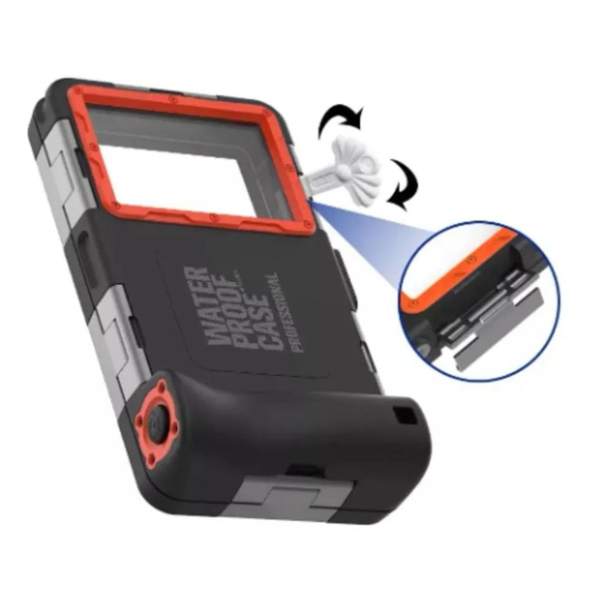 IMPORTCLICK - Carcasa Sumergible Buceo iPhone Samsung Huawei 15 MTS