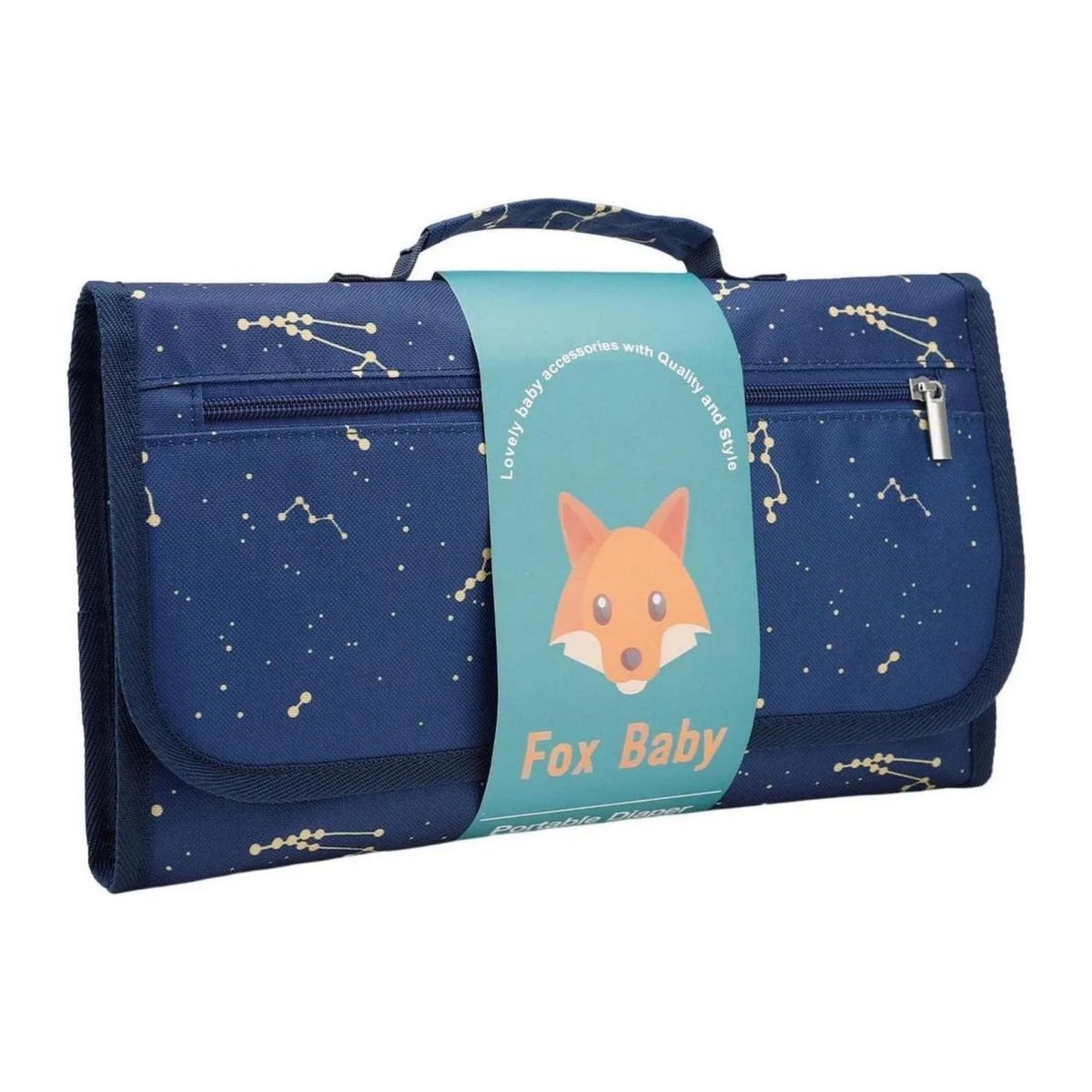 IMPORTCLICK - Mudador cambiador Plegable Bebe Azul