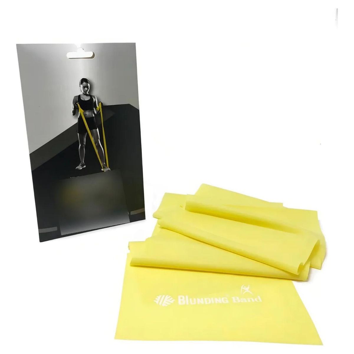 IMPORTCLICK - Banda Elástica Yoga Pilates Ejercicio 1,5 MTS Amarillo