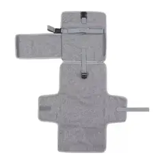IMPORTCLICK - Mudador cambiador Impermeable Plegable Bebe Horizontal Gris
