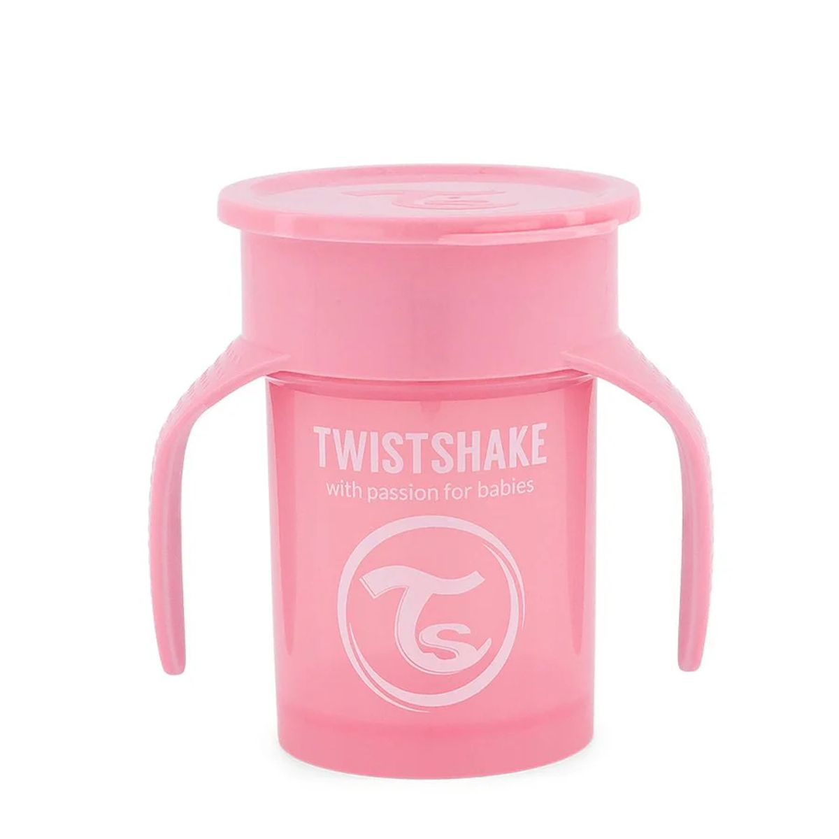 TWISTSHAKE - Vaso 360 Twistshake - Rosado Pastel