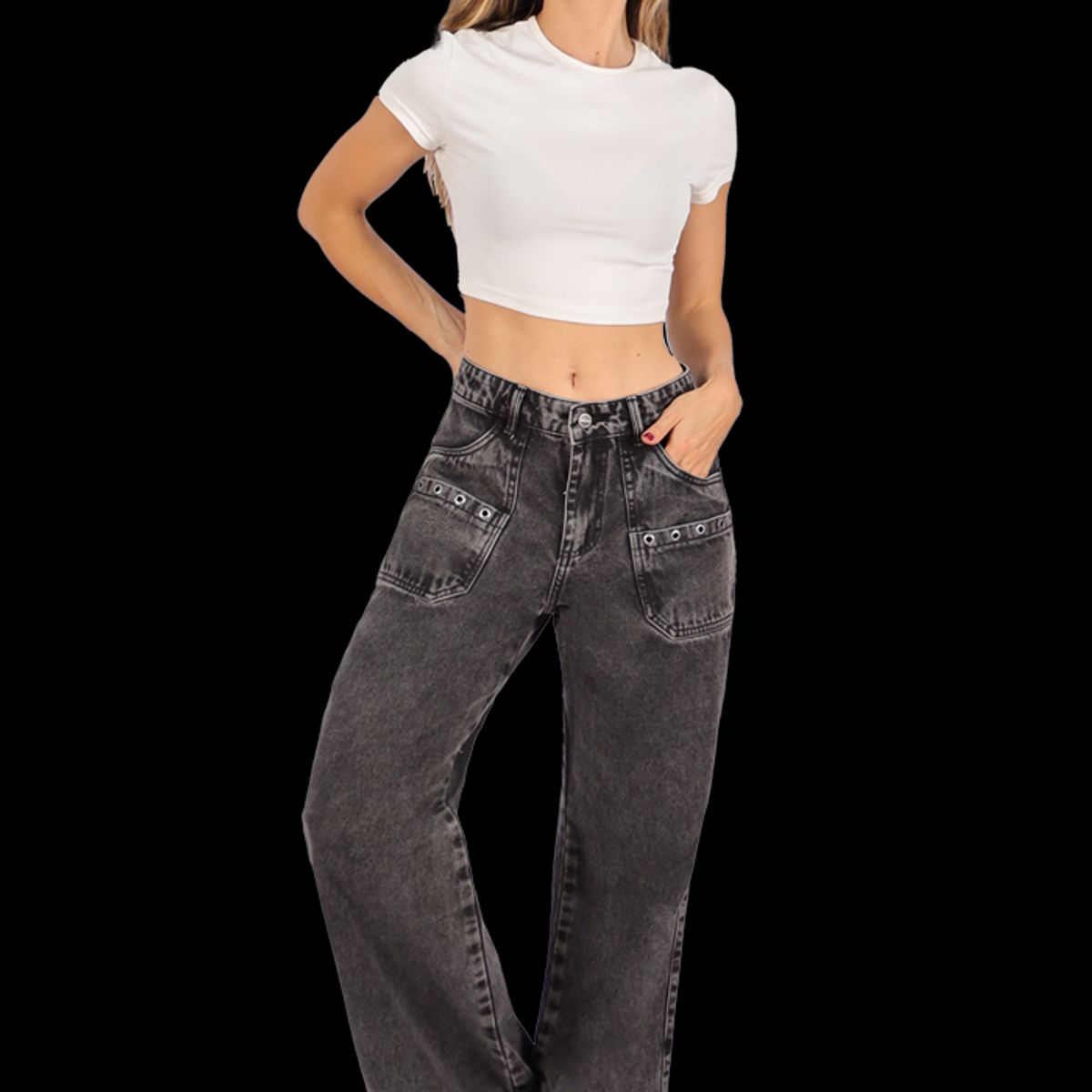 DIVINO JEANS - Jeans Idra III Negro Divino Jeans