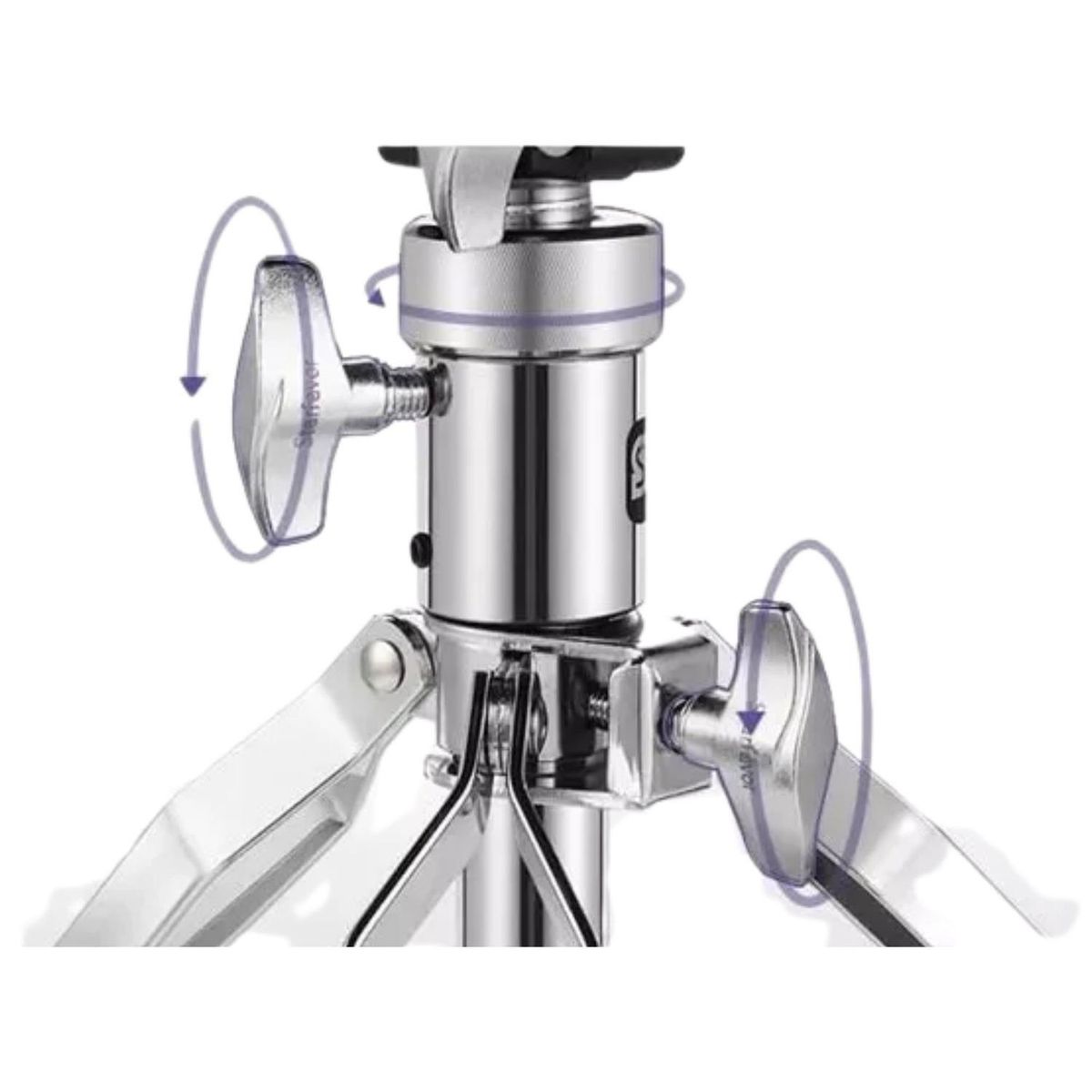 IMPORTCLICK - Sillin Batería Piso Taburete Redondo Altura Ajustable Negro