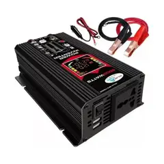 IMPORTCLICK - Inversor Corriente Coche Ferris 12v A 220v 6000 Watt Negro
