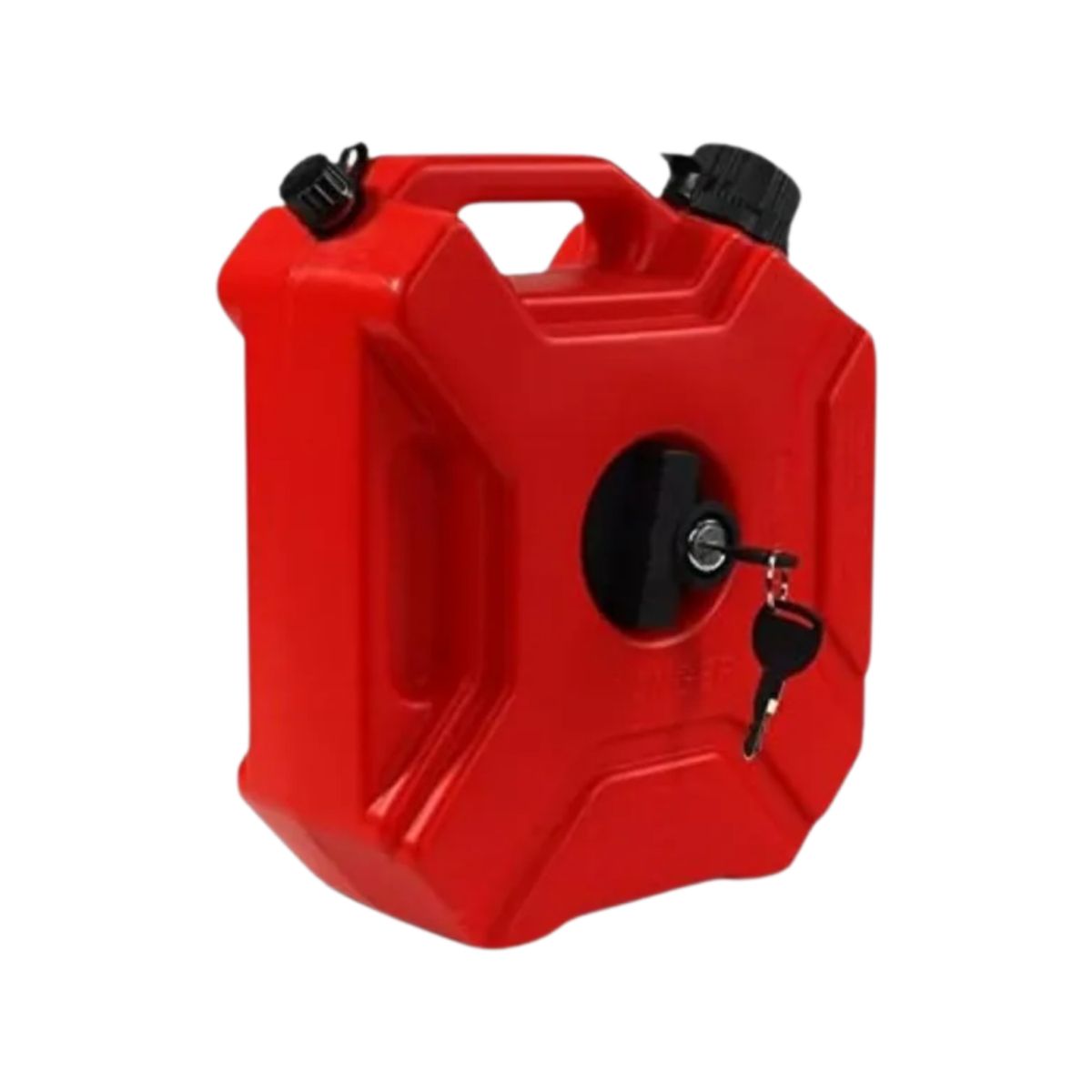 IMPORTCLICK - Bidón Bencina Portátil Plastico Llave Fijacion Moto 5 LT