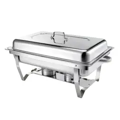 IMPORTCLICK - Cacerola Chafer Bufetera Olla Acero Inoxidable 55x35,5x28 CM