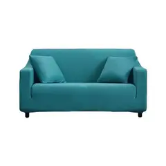 IMPORTCLICK - Funda Protectora Sillón Sofá Tela Elasticada 1 Cuerpo 140 CM Turquesa