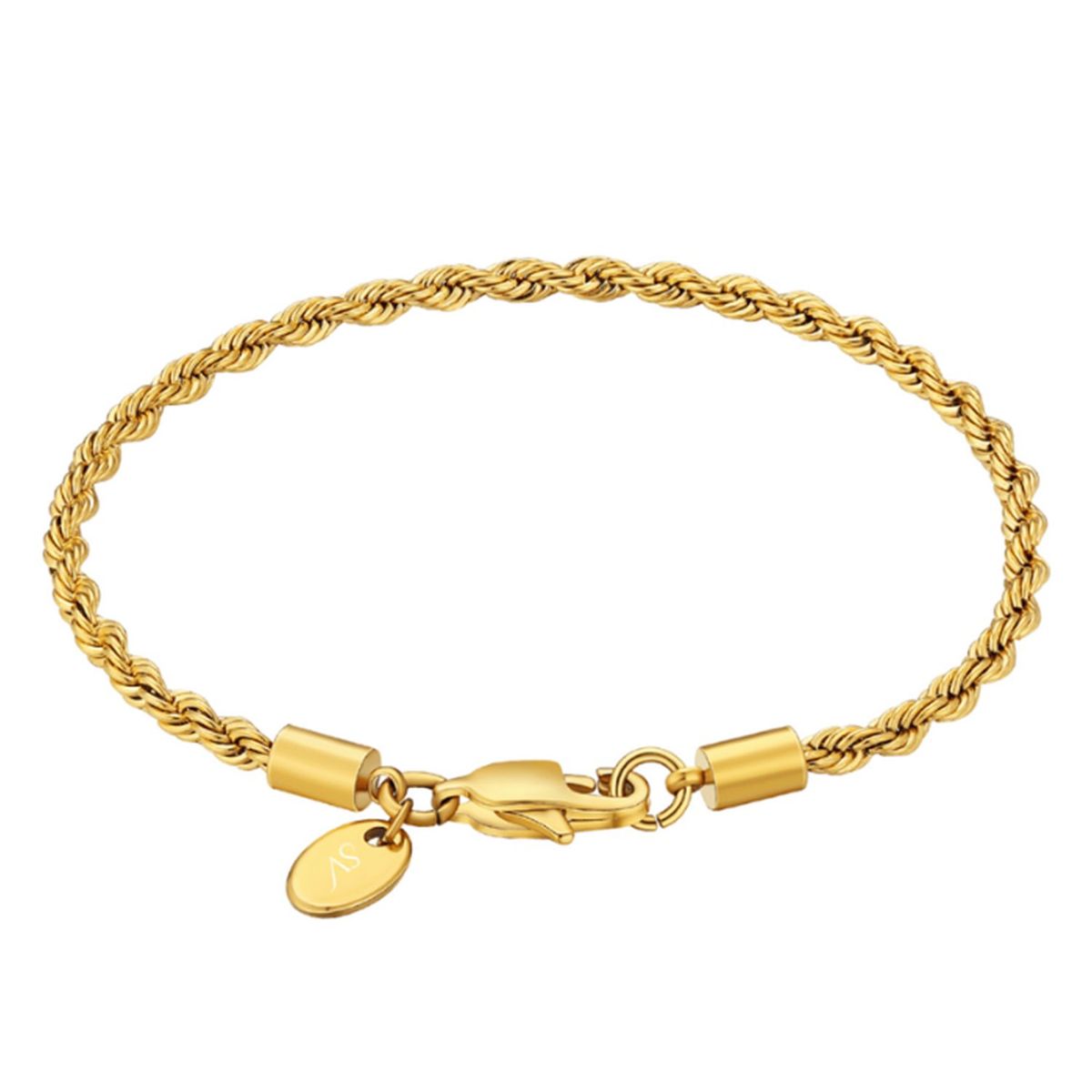 SAINT VENIK - Pulsera Rope Enchapado 3mm 18cm Atraccion Caracter Saint Venik