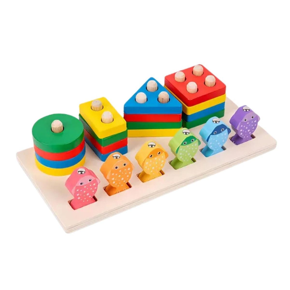 IMPORTCLICK - Juego Pesca Magnético Infantil Madera Multicolor