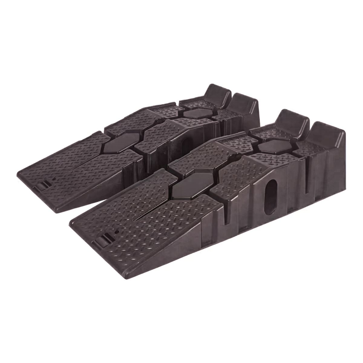 IMPORTCLICK - Pack 2 Rampas Autos Camionetas 3000 Toneladas Negro