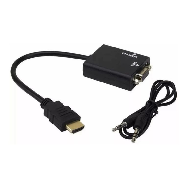 IMPORTCLICK Adaptador Cable Conversión Hdmi A Vga Más Audio HD