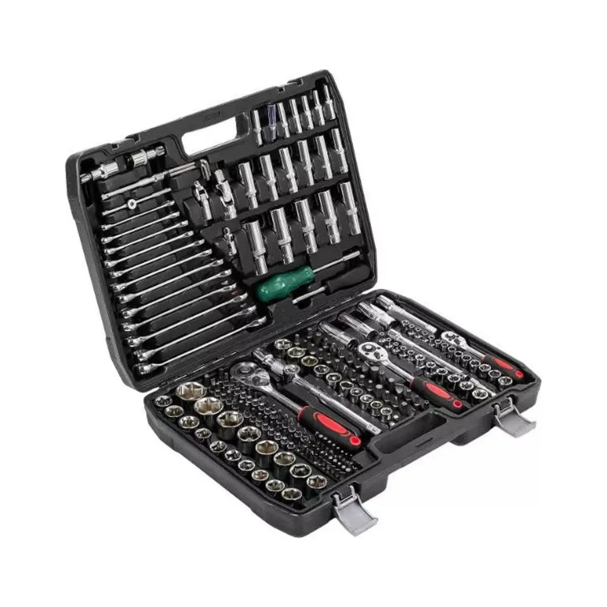 IMPORTCLICK - Kit 216 Piezas Herramientas Dados Más 7 llaves hexagonales