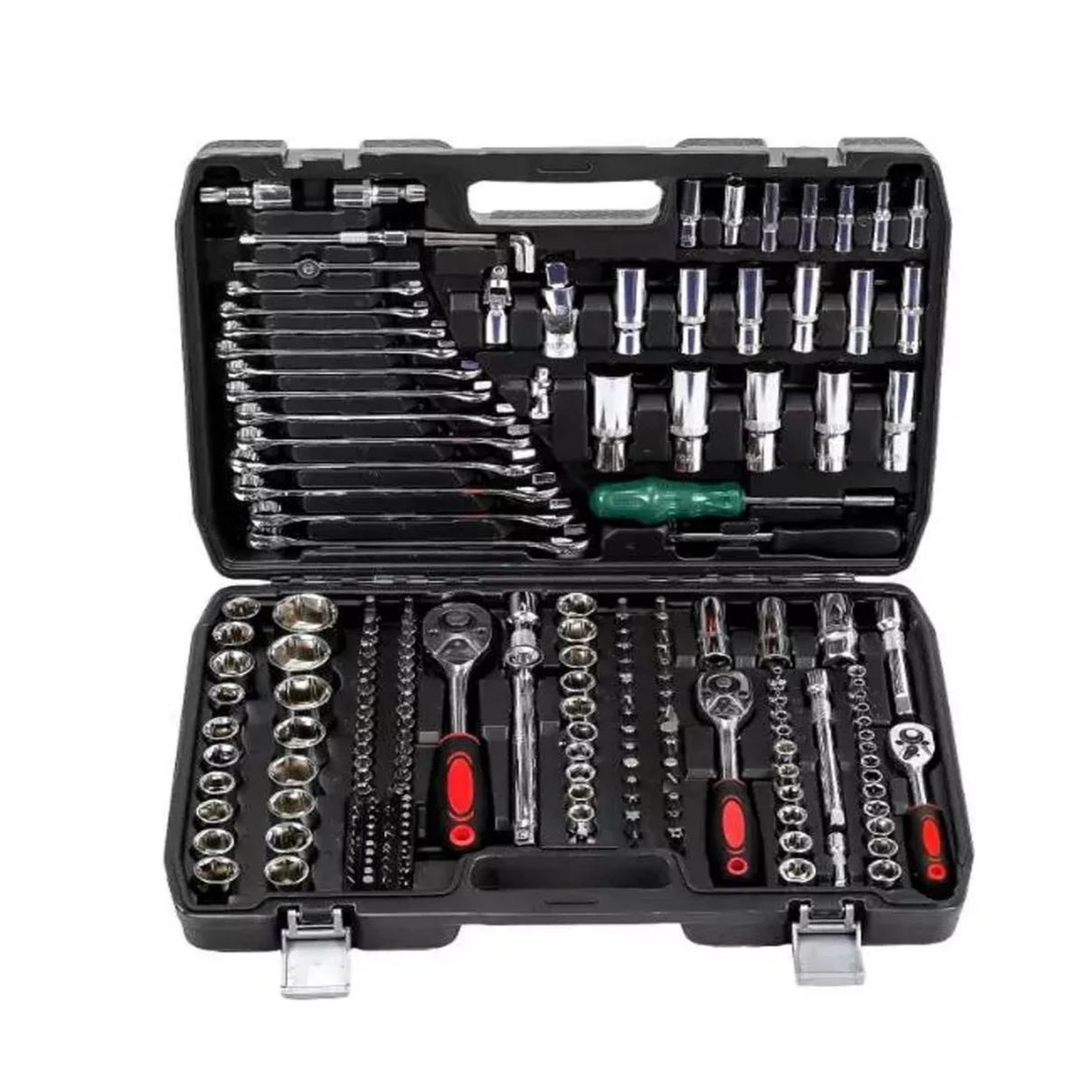 IMPORTCLICK - Kit 216 Piezas Herramientas Dados Más 7 llaves hexagonales