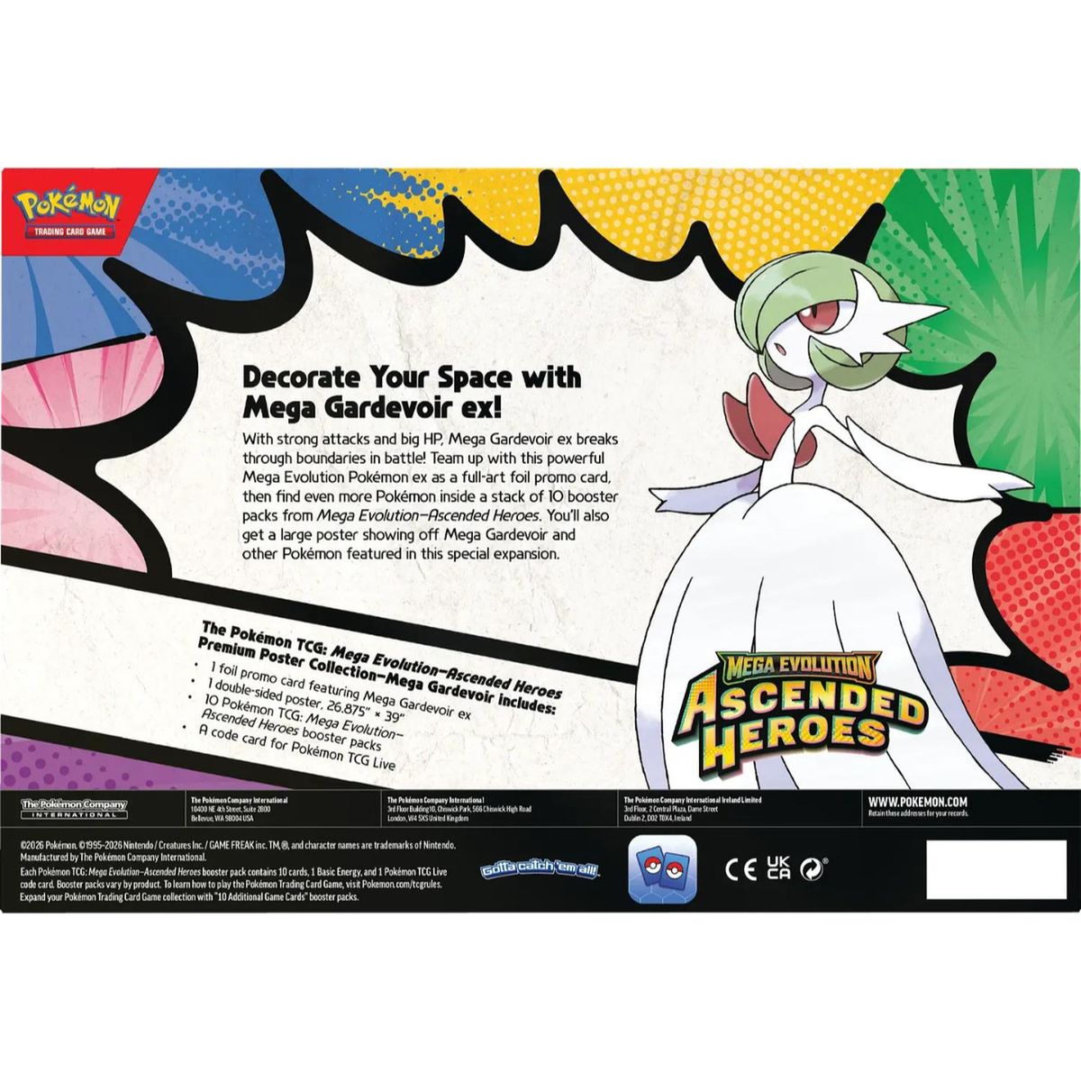 POKEMON - POKEMON PREMIUM POSTER COLLECTION MEGA GARDEVOIR INGLES