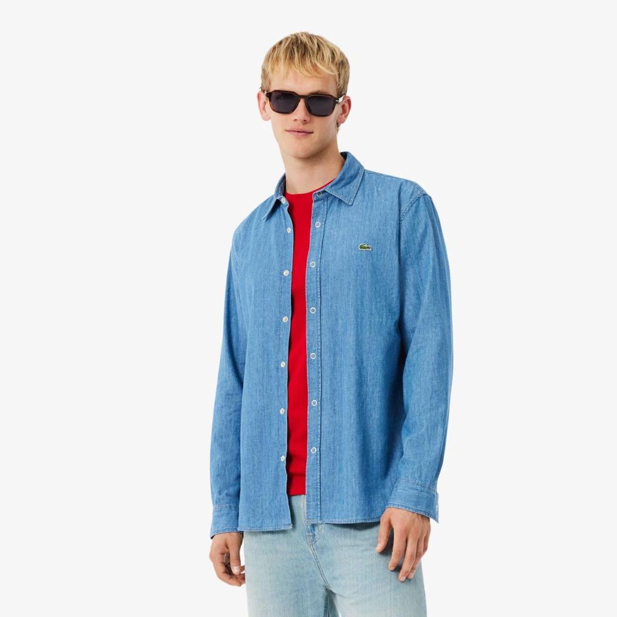 LACOSTE - Camisa Casual Hombre CH9084