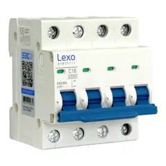 LEXO - Automático 4x16A 6kA Curva C 240V415V EBS6BN