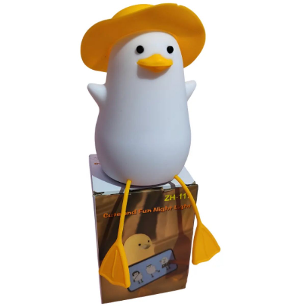 GENERICO - Lámpara De Noche Cute Duck Luz Nocturna Divertida Silicona