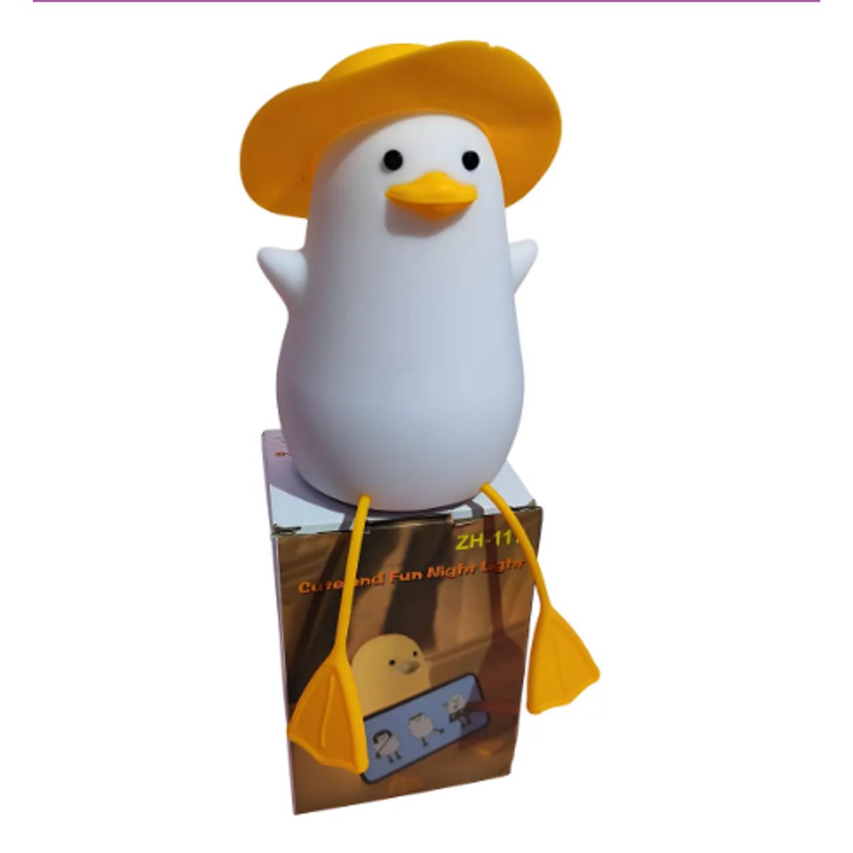 GENERICO - Lámpara De Noche Cute Duck Luz Nocturna Divertida Silicona