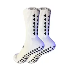 THE POW - Calcetines Antideslizante de Futbol Corto