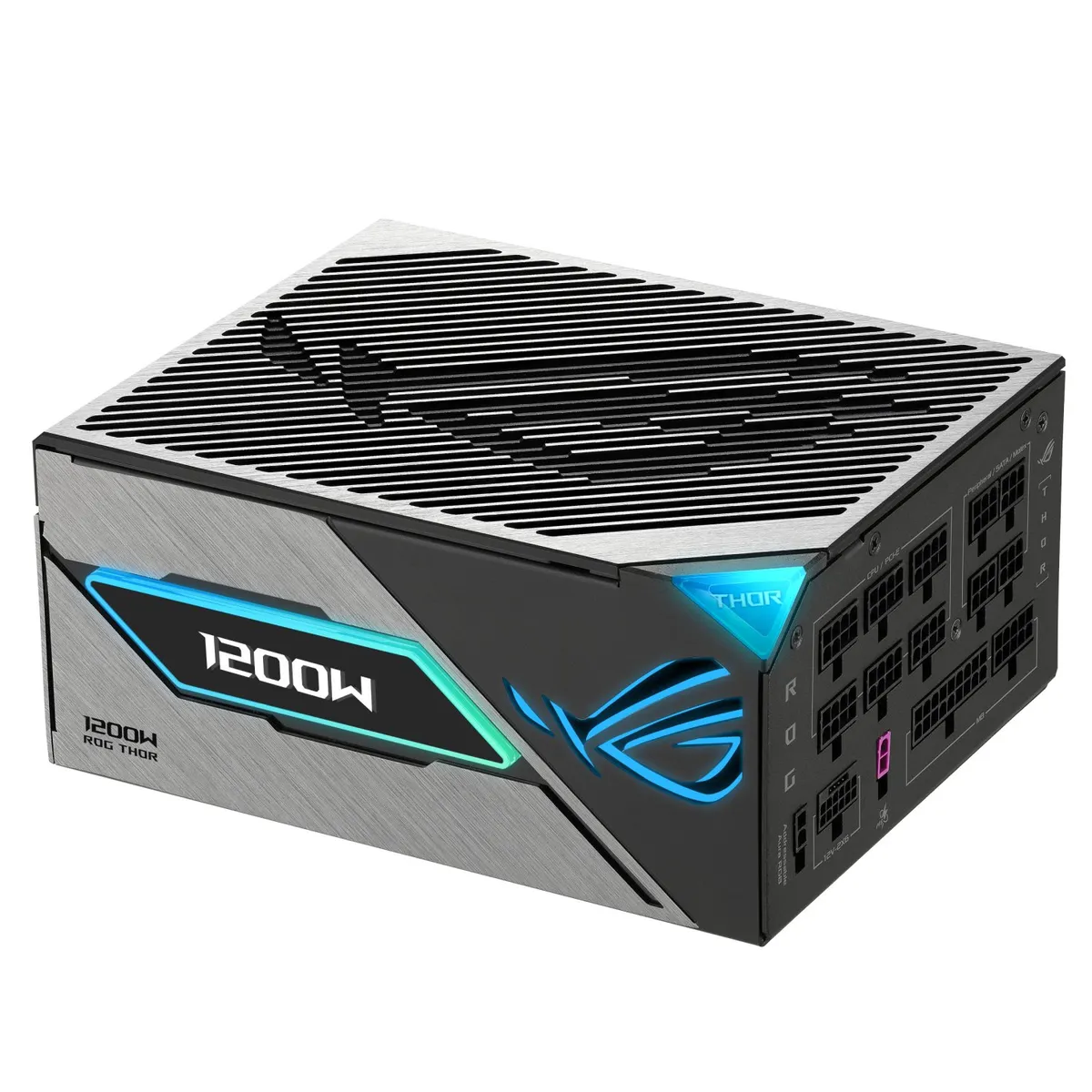 ASUS - Fuente de Poder ASUS ROG Thor 1200W Platinum III, Pantalla OLED, Full Modular, ATX 3.1, Aura Sync