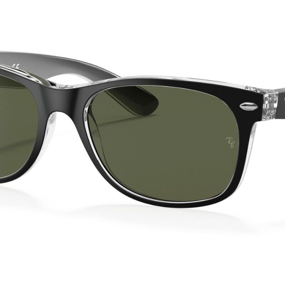 RAY BAN - Anteojos de Sol mezcla de colores Wayfarer Classic G-15 Green - RayBan RB2132 6052 55-18