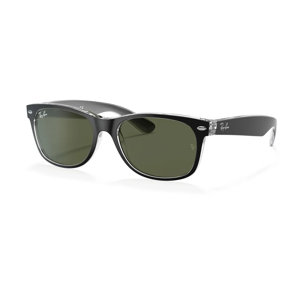 RAY BAN - Anteojos de Sol mezcla de colores Wayfarer Classic G-15 Green - RayBan RB2132 6052 55-18