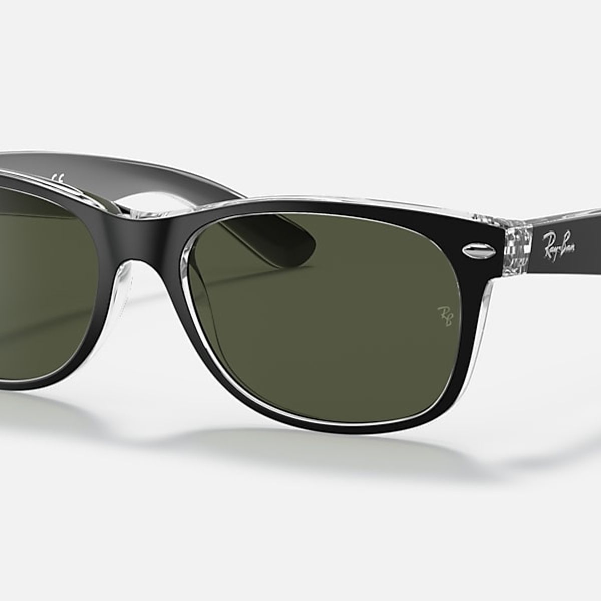 RAY BAN - Anteojos de Sol mezcla de colores Wayfarer Classic G-15 Green - RayBan RB2132 6052 58-18