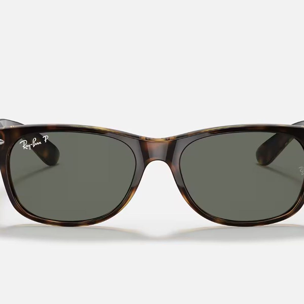 RAY BAN - Anteojos de Sol Nuevo Wayfarer Classic Polarizado Green G-15 - RayBan RB2132 902/58 55-18