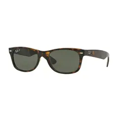 RAY BAN - Anteojos de Sol Nuevo Wayfarer Classic Polarizado Green G-15 - RayBan RB2132 90258 58-18