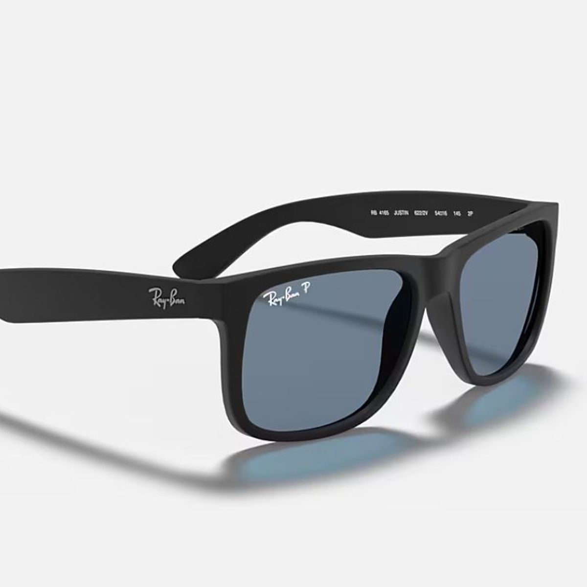 RAY BAN - Anteojos de Sol Justin Classic Polarizado Azul Oscuro - RayBan RB4165 622/2V 54-16