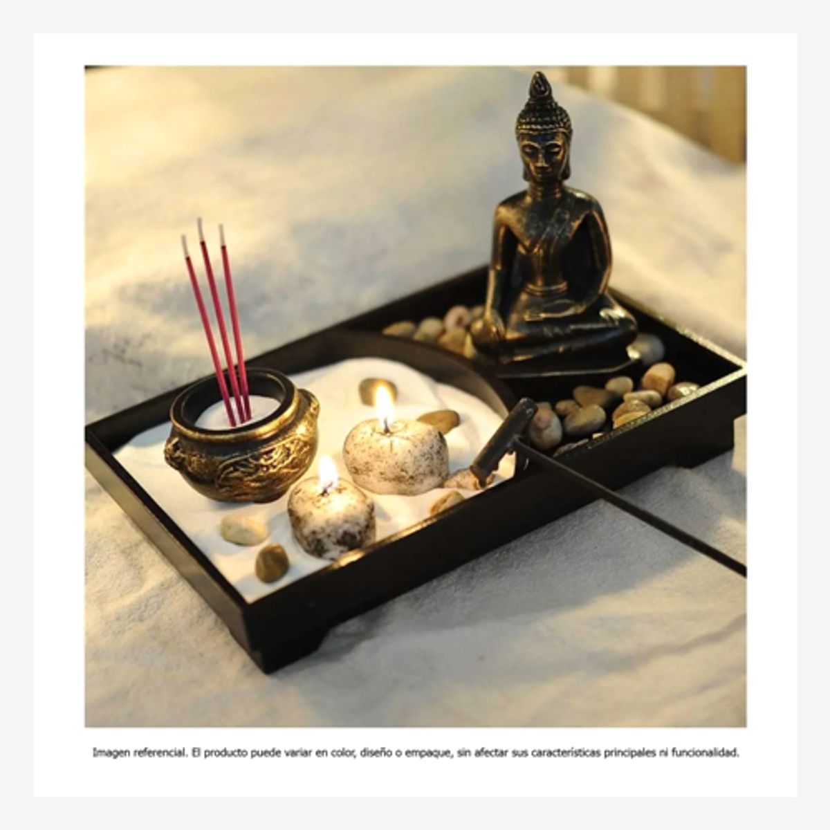MOVI - Jardín Zen Decorativo Con Buda