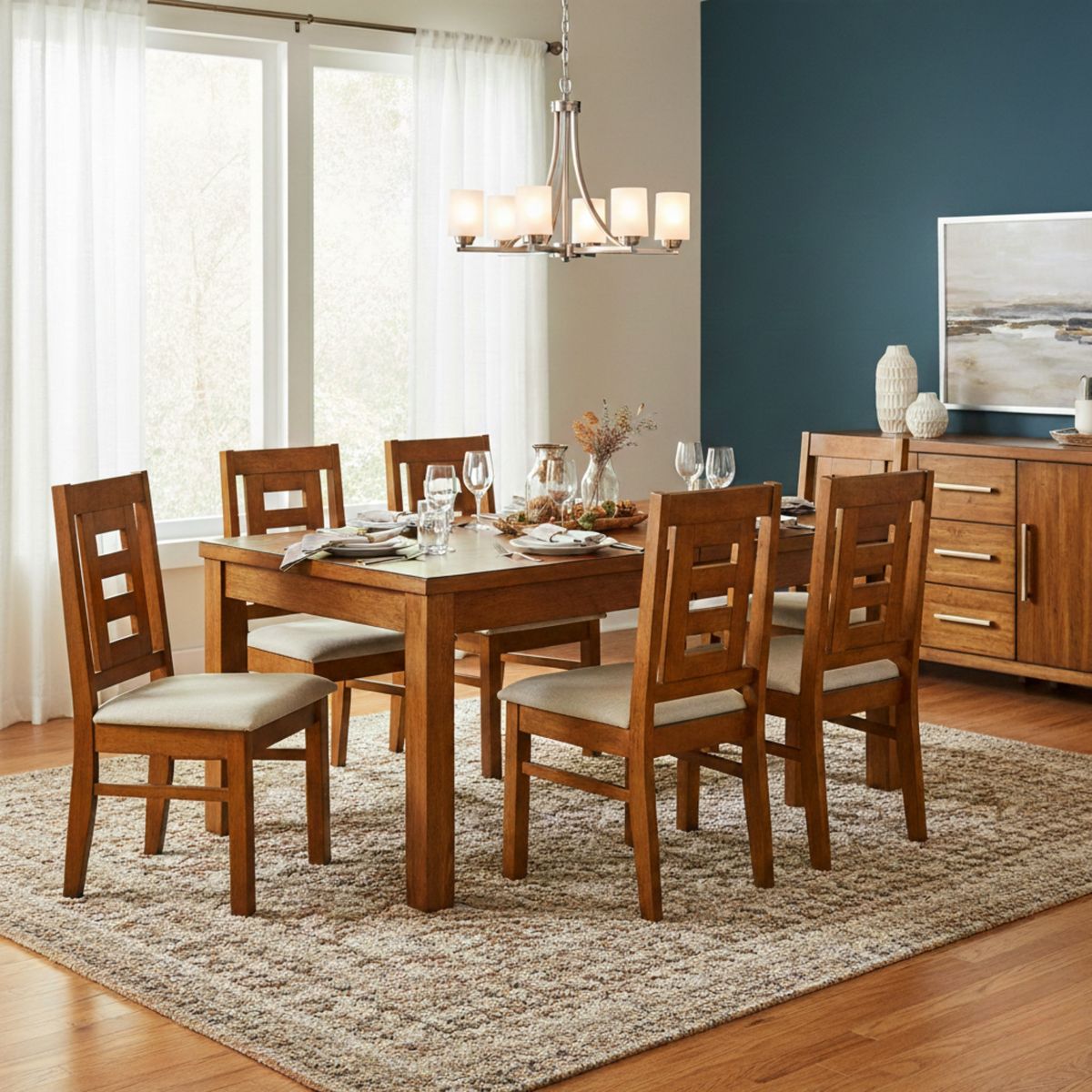 Juego de Comedor Florencia 6 Sillas, marca INTERMUEBLES - Foto Principal