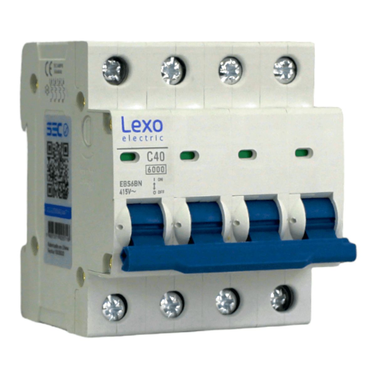 LEXO - Automático 4x40A 6kA Curva C 240V415V EBS6BN Lexo
