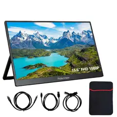VIDITA - Monitor Gamer 15.6 IPS Full HD HDR FreeSync + Funda Portátil