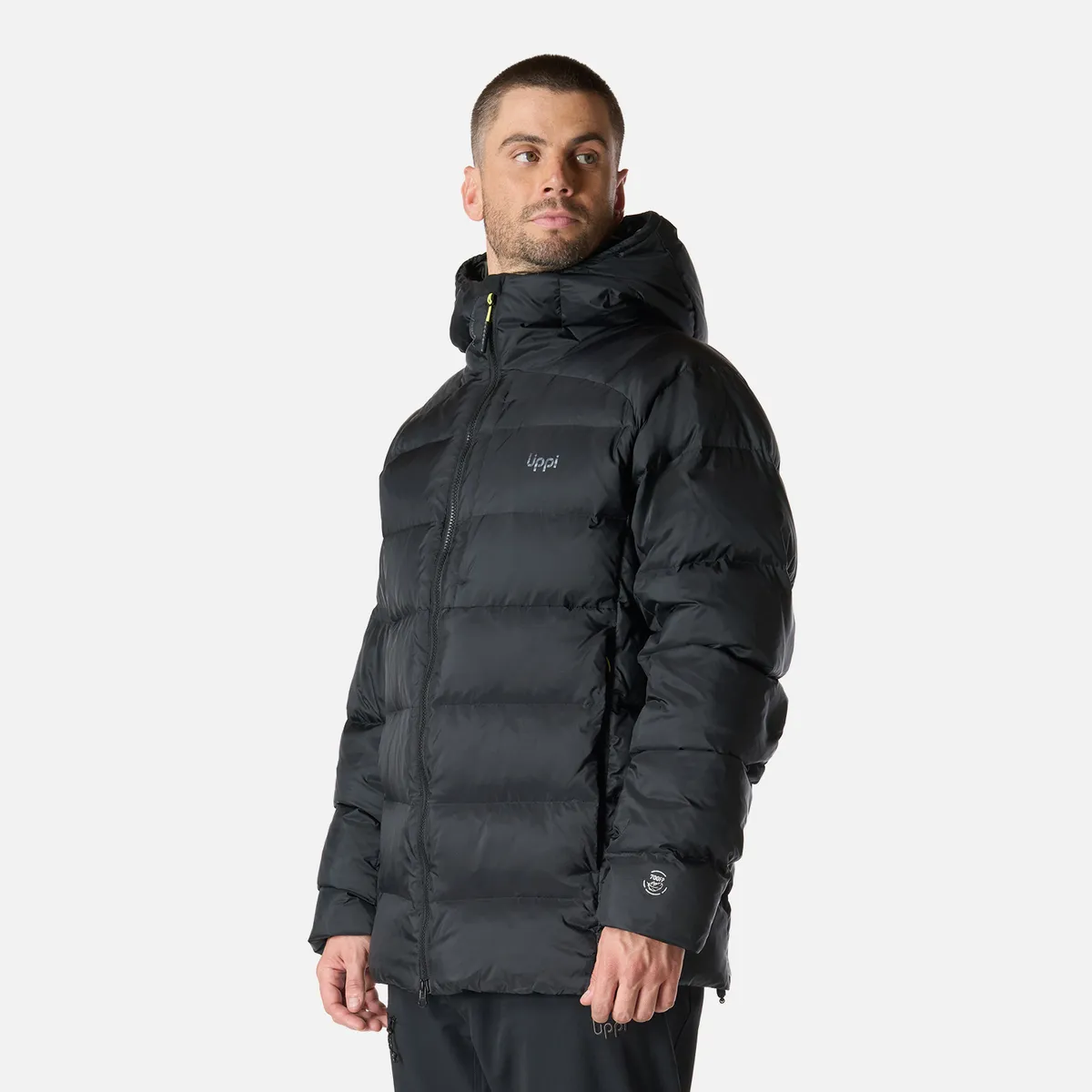 LIPPI - Chaqueta Hombre Rokko Down Hoody Jacket Negro Lippi