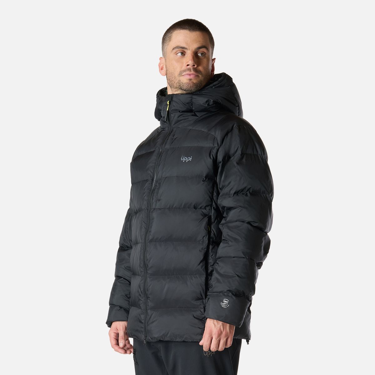 LIPPI - Chaqueta Hombre Rokko Down Hoody Jacket Negro Lippi