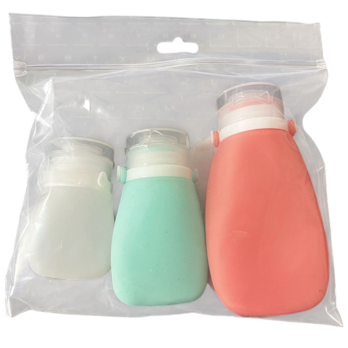 GENERICO - Kit De Envases Rellenables Para Viajes, Portatil, 3 Piezas