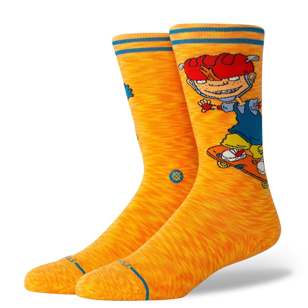 STANCE - Stance Sock Men Sam and Twister Crew Orange