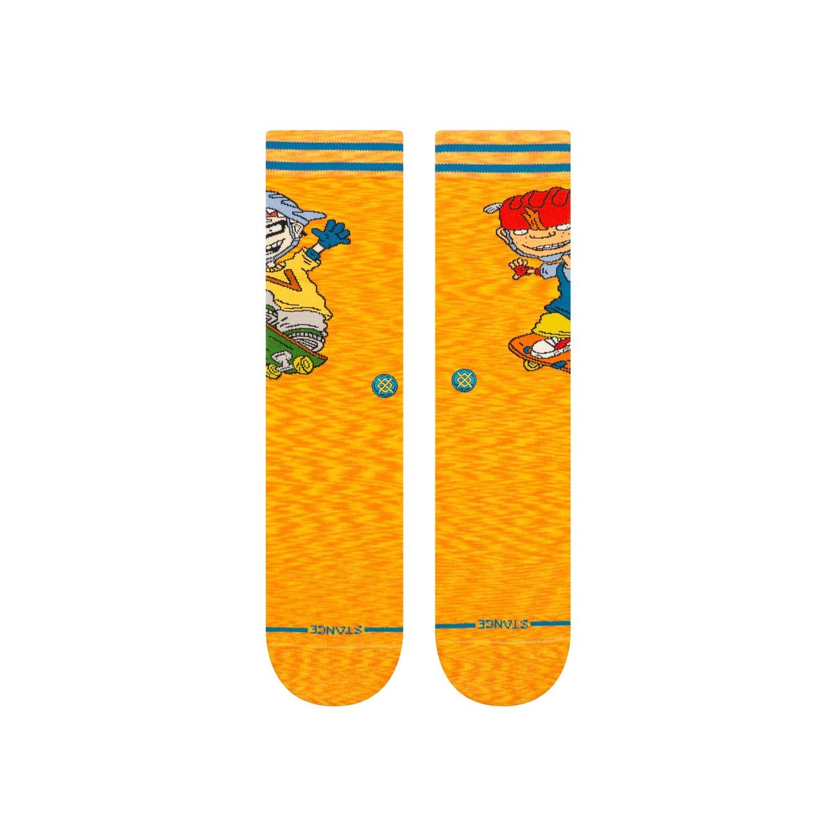 STANCE - Stance Sock Men Sam and Twister Crew Orange