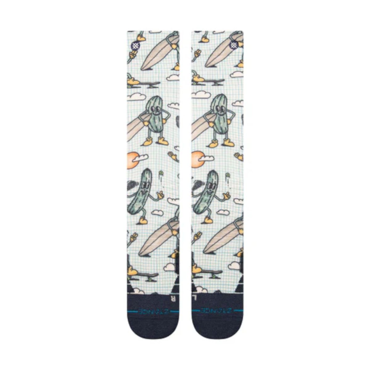 STANCE - Stance Sock Snowboard Feeling Pickled Mid Po Multi